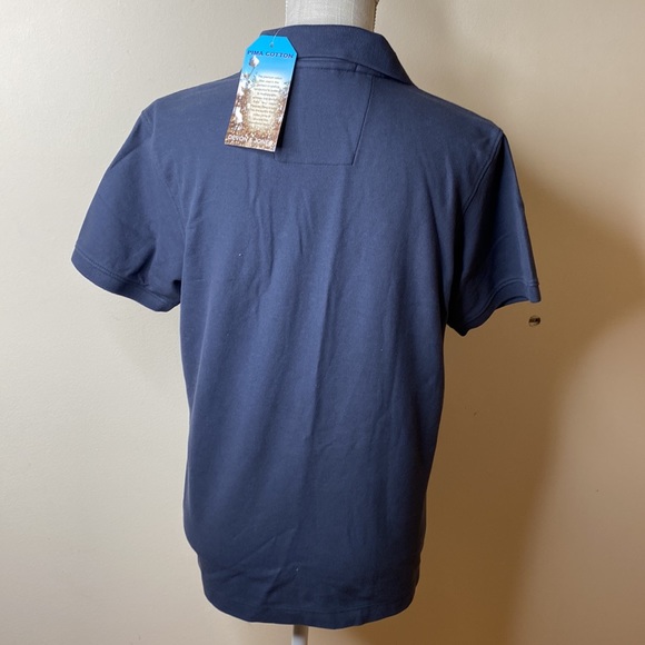 NWT Devon & Jones ladies polo navy blue 💯 Prima cotton size medium . - Picture 3 of 7